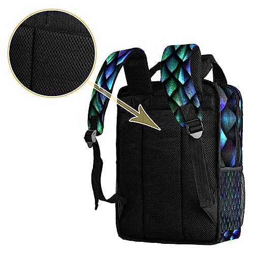 Sac à dos pour garçons motif dinosaure multicolore ajustable 35cm - 4