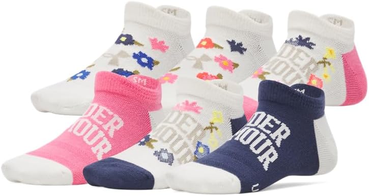 Under Armour boys Youth Essential No Show Socks 6 Pack