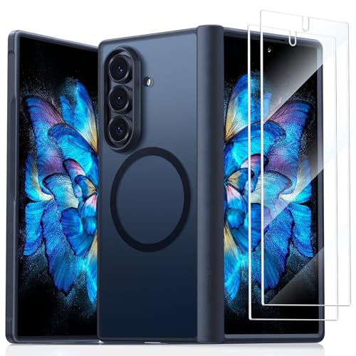 TORRAS Magnetic Shockproof for Samsung Galaxy Z Fold 7 Case, Black