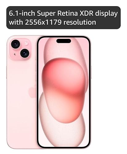 Amazon.com: Apple iPhone 15, 128GB, Pink - Unlocked (Renewed