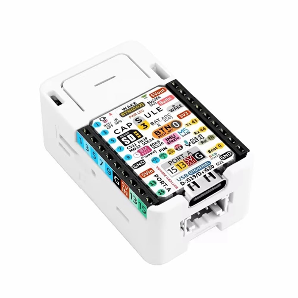 Placa de desarrollo IoT M5Capsule para evitar cables sueltos en prototipos 8