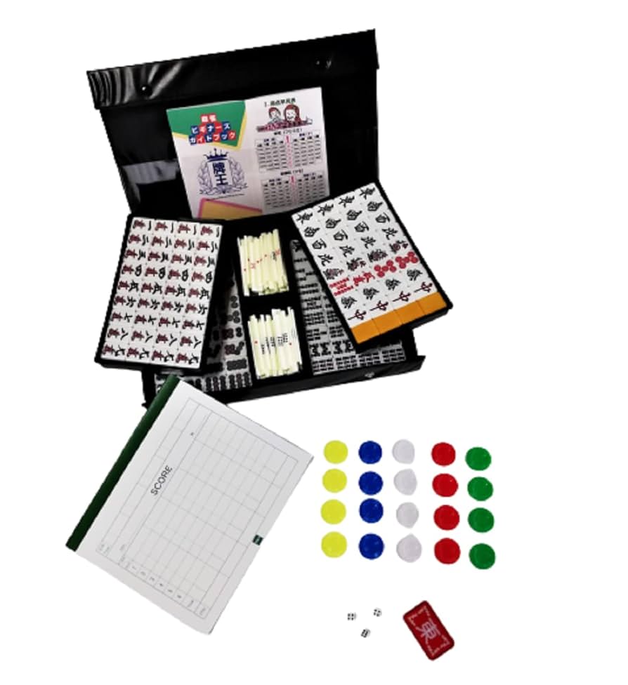(新品)麻雀牌・ビギン　 マット・ライトマット　 セット（スコア・ポーカー付） Amazon | 大洋技研 麻雀牌 begin ビギン(スコア帳・ポーカー