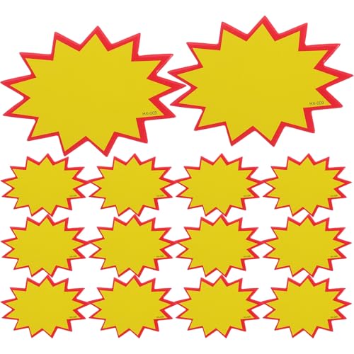 Gadpiparty Etiquetas de Precio Borrables para Tiendas Minoristas 200 Piezas Papel 5x7 Cm Carteles de Venta Reutilizables para Supermercados y Señalización de Ofertas