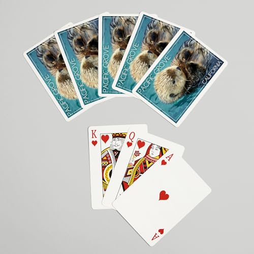 Baraja de 52 cartas Poker Pacific Grove Sea Otter miniatura 7