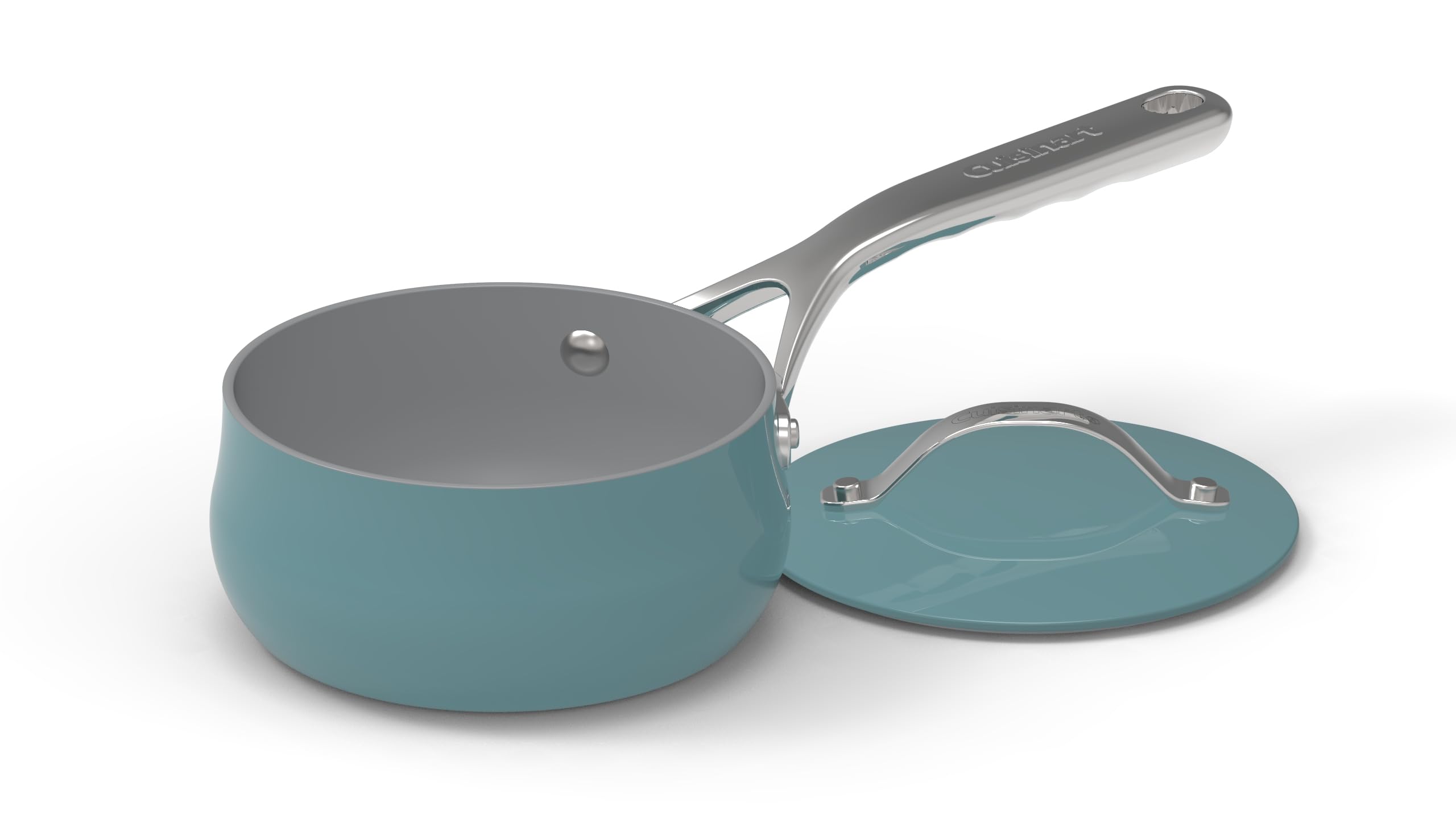 Casserole antiadhésive Cuisinart 1L avec couvercle facile à nettoyer