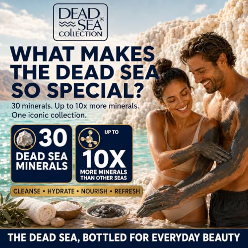Image of Dead Sea Collection Hand Soap Pump Lavender - Moisturizing Hand Wash Liquid with Dead Sea Minerals and Lavender Oil, Reviving, Calming - Pack of 2 (33.8 Fl Oz Each) - 67.6 Fl Oz Total