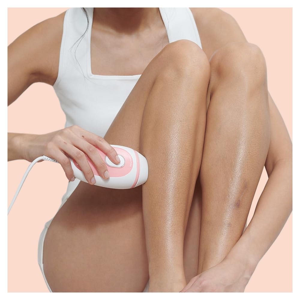 Braun IPL Silk Expert Pro Mini Haarentfernungsgerät Damen, sichtbare Haarentfernung, mit Reise-Etui, Alternative zur Laser Haarentfernung, PL1014, weiß/rosa