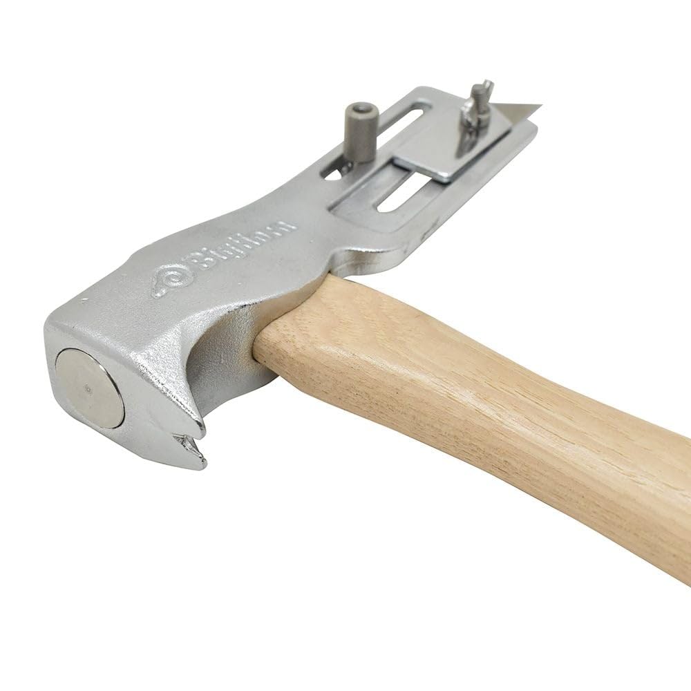 Big Horn Magnet-Dachbeil 482 G – Mit Nagelstarter & Klinge, Für Dachdecker & Trockenbau