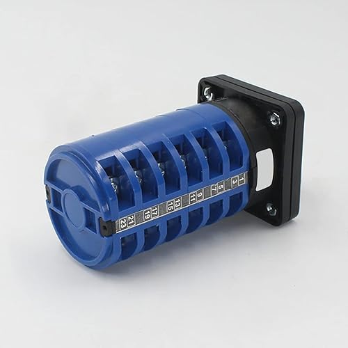 Miniatura 2 de Interruptor de cambio de 3 posiciones 24 terminales LW26-32 Ui 380V Ith 32A Universal Rotary Cam Selector Interruptor de transferencia Interruptores