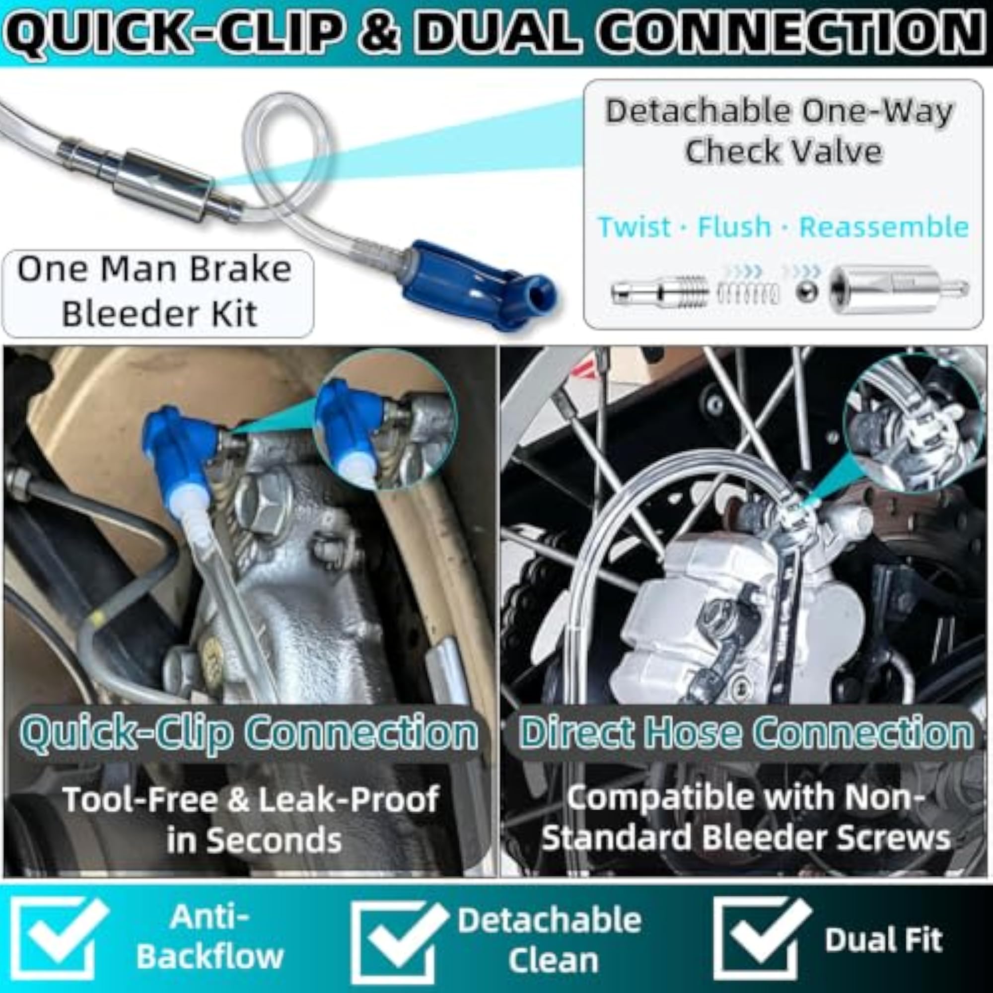 Universal Brake Bleeder Kit