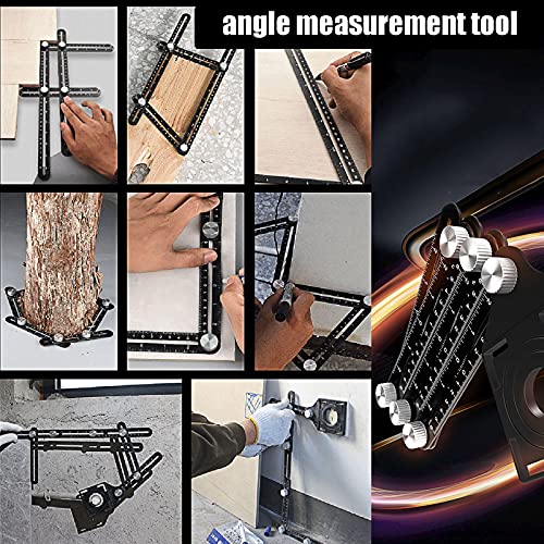 Multi Angle Measuring Ruler Angleizer Template Tool for Carpenters, Woodworking, DIY, Ceramic Tiles - Architect Template Tools 6 Multi Angle Measuring Ruler Angleizer Template Tool for Carpenters, Woodworking, DIY, Ceramic Tiles - Architect Template Tools - Image 6