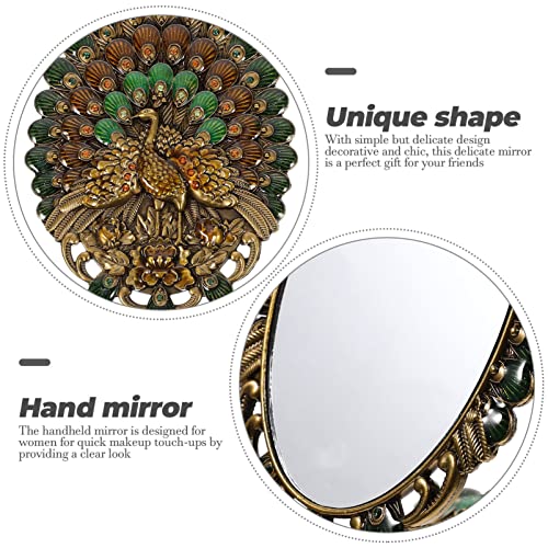 Miroir cosmétique décoratif compact portable et pliable - 7