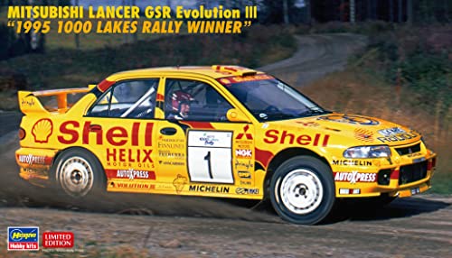 Mitsubishi Lancer GSR Evolution III Maquette Hasegawa HA20560 1000 Lakes
