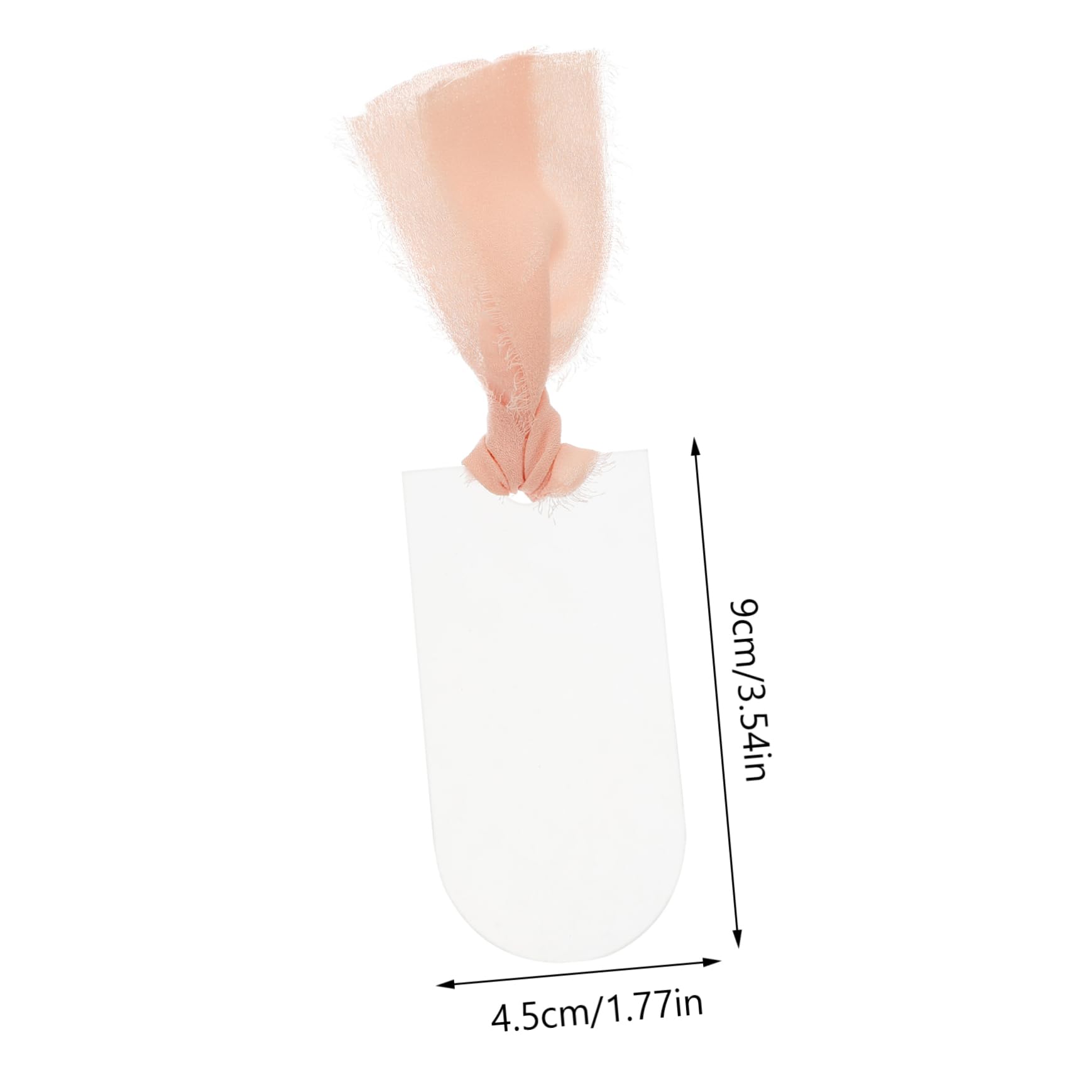 SOLUSTRE 10pcs Wedding Seating Tags Acrylic Material Hanging Rope for Events Parties