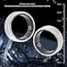 Cuifati Smart Ring Fitness Tracker - Health Heart Rate, Oximetry, Sleep, Exercise Monitoring - Sleep Tracker/Stress/Heart Rate Monitor Multifunction Health Ring (10#)