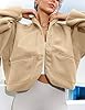 Omoone Women's Fleece Jacket Button Down Cropped S... #1
