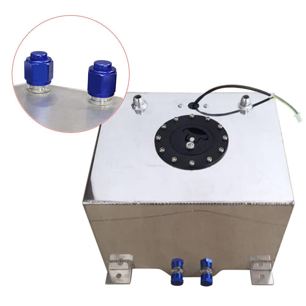 Réservoir Carburant Aluminium 20L Universel Avec Capteur Et Mousse Antidérapante - Protection Explosions