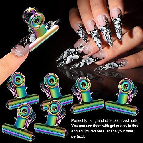 HUIOP 6 clips para moldear uñas c-curve miniatura 7