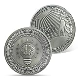 AtSKnSK Motivierende Münze Ermutigung Münze ich kann Herausforderungs Münzen Inspirierende Geschenke für Damen Männer Incentive Auszeichnungen Belohnungs Token (I Can)