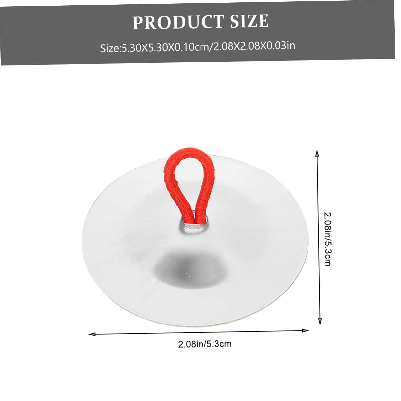 VANZACK 5 pairs Stainless Steel Finger Cymbals for Durable Percussion Instruments Easy to Use for Music Training for Early Childhood Development