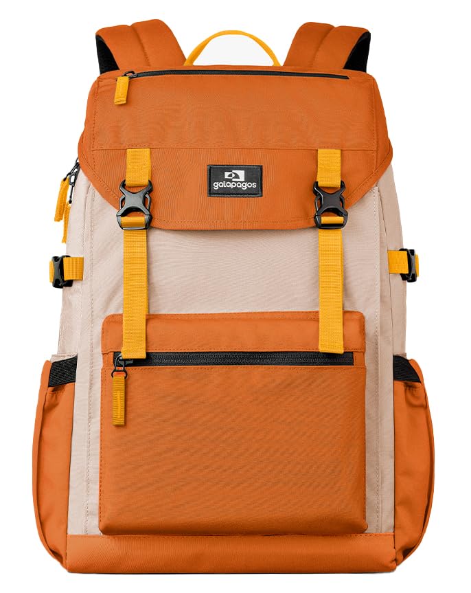 Mochila Pelican 2.0, 30 Litros, para Notebook 15,6', 44 x 30 x 18 cm (Terracota e Caqui)