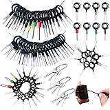 73pcs Terminal Removal Tool kit,Vignee Pins Terminals Puller Repair Removal Key Tools for Car,Pin...