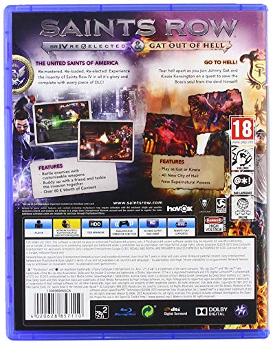 Saints Row 4: Re-Elected and Gat Out Of Hell First Edition (PS4) image 4