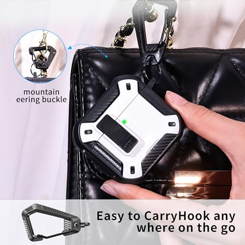 Image of RFUNGUANGO for AirPods 5 /4 Case (2026 /2024) with Lock, White