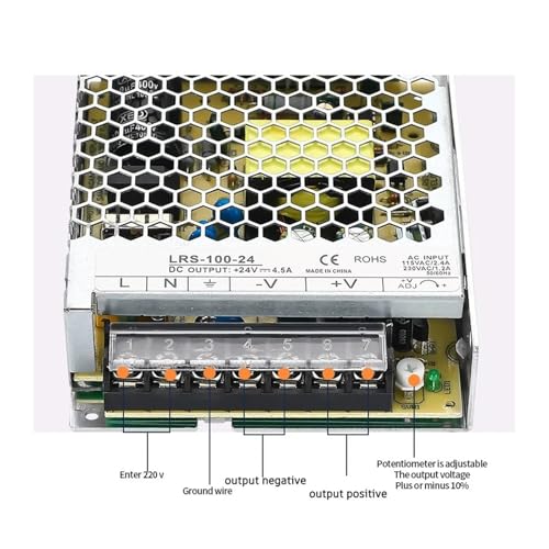 Alimentation à découpage LRS-100 15V 100W CA-CC boîtier ultra-mince - 4