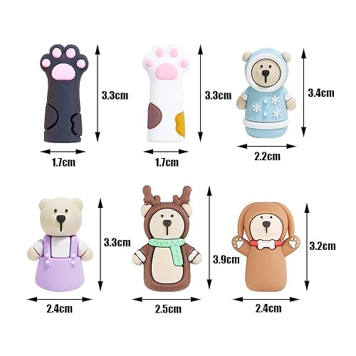 Miniatura 2 de 8 fundas protectoras para pinzas de gato, lindas fundas protectoras para cutículas de animales, para pinzas de pinza de uñas, etc