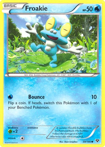Amazon.com: Pokemon - Froakie (39/146) - XY : Toys & Games