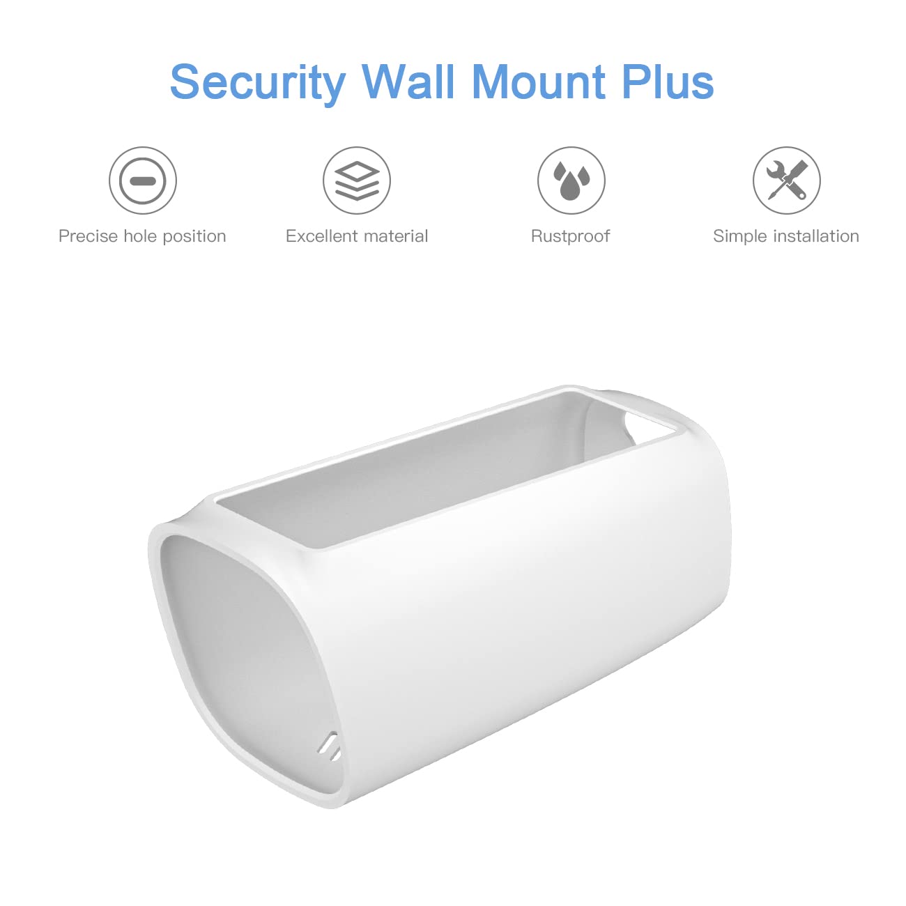 HOLACA - 2 Coques Silicone Pour EufyCam 3 - Étanches Et Protectrices - Camera Sécurité Extérieure