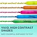 Sharpie Retractable Highlighters Chisel Tip Highlighter Marker Set Fluorescent Highlighters Classroom Journaling Study Supplies Assorted Colors 8 Count