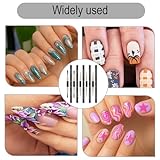 Girihe Nail Art Brushes, 5 pcs Nail Art Brush Set Beauty Gel Nail Art Polishing Fingernail Art Diy At Home,Nail Art Kit Ombre Brush 3D Brush Kits for Gel Polish Acrylic Nail Drawing - Image 7