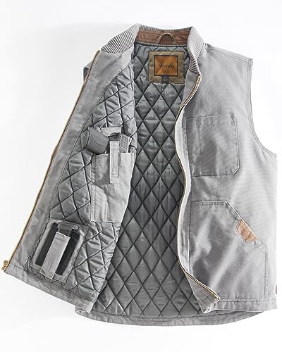 Image of Venado Concealed Carry Vest for Men - Heavy Duty Canvas - Conceal Carry Pockets