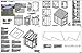 Tool Shed plans, Lean To Roof Style Shed Plans, 6' x 8' Plans Design E0608
