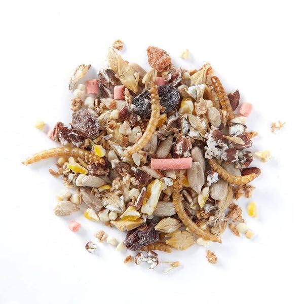 Wiggly Wigglers Bird Food Seed Mix High Energy Seeds With Mealworms And Bokashi For Wild & Garden Birds (25kg)
