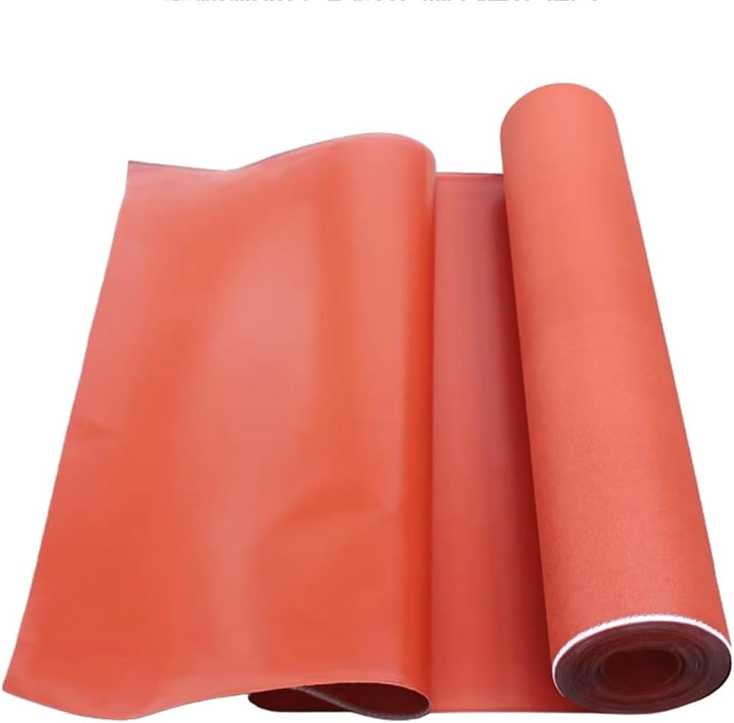 Welding Blankets, Silicone Coated Fiberglass Cloth, Flame Retardant 1400°F Fireproof Fabric For Air Duct Soft Connection, Welding Curtain, Heat Shield Cover(1.5m x 5m x 0.35mm)