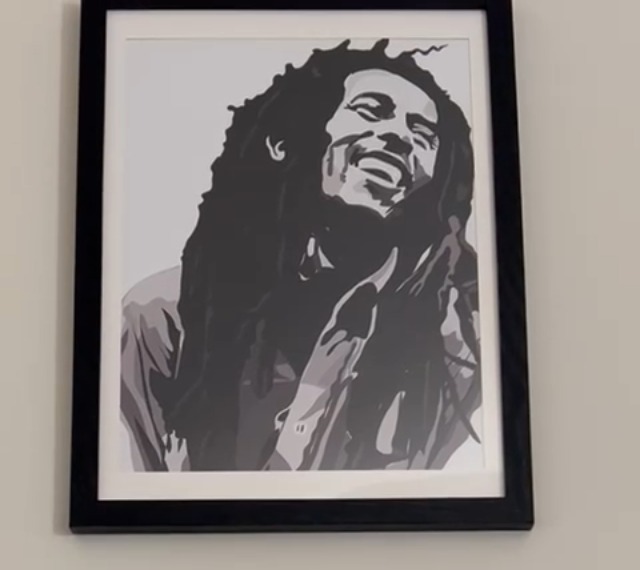 Toile D'art De Bob Marley Bob Marley Art & Decor Stencil Ideal