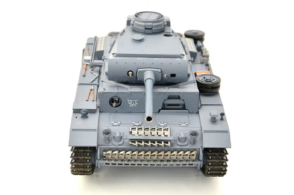 RC czołg "Kampfwagen III" 1:16 Heng Long – dym i dźwięk – ze stalową przekładnią i pilotem zdalnego sterowania 2,4 GHz – V7.0