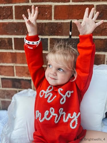 Mud Pie Kids Children Oh So Merry Sweatshirt2