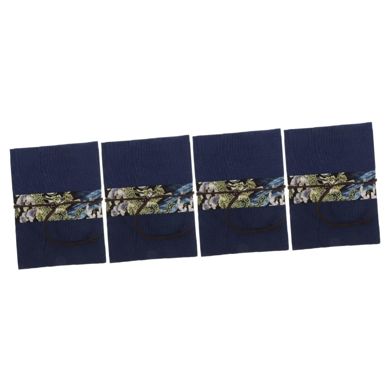 NUOBESTY 4piezas Funda De Libro Decorativa De Estilo Elegante Protector De Libro Hecho Mano Cubierta Para Cuadernos Para Amantes Lectura