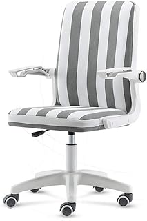 HYJBGGH Sillas de recepción Buena Silla Cómoda De Tela De Algodón Silla De Computadora para Juegos De Oficina Silla Ergonómica De Oficina Silla Giratoria Simple Y Elegante con 200 Kg (440 Libras)
