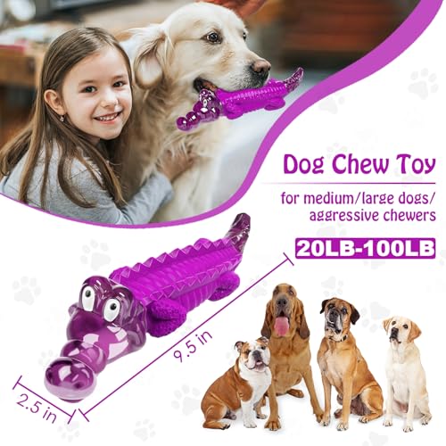 Image of Jeefome Dog Chew Toys for Aggressive Chewers: Puppy Teeth Chew Toy -Indestructible Dog Toys for Small Meduium Large Breed