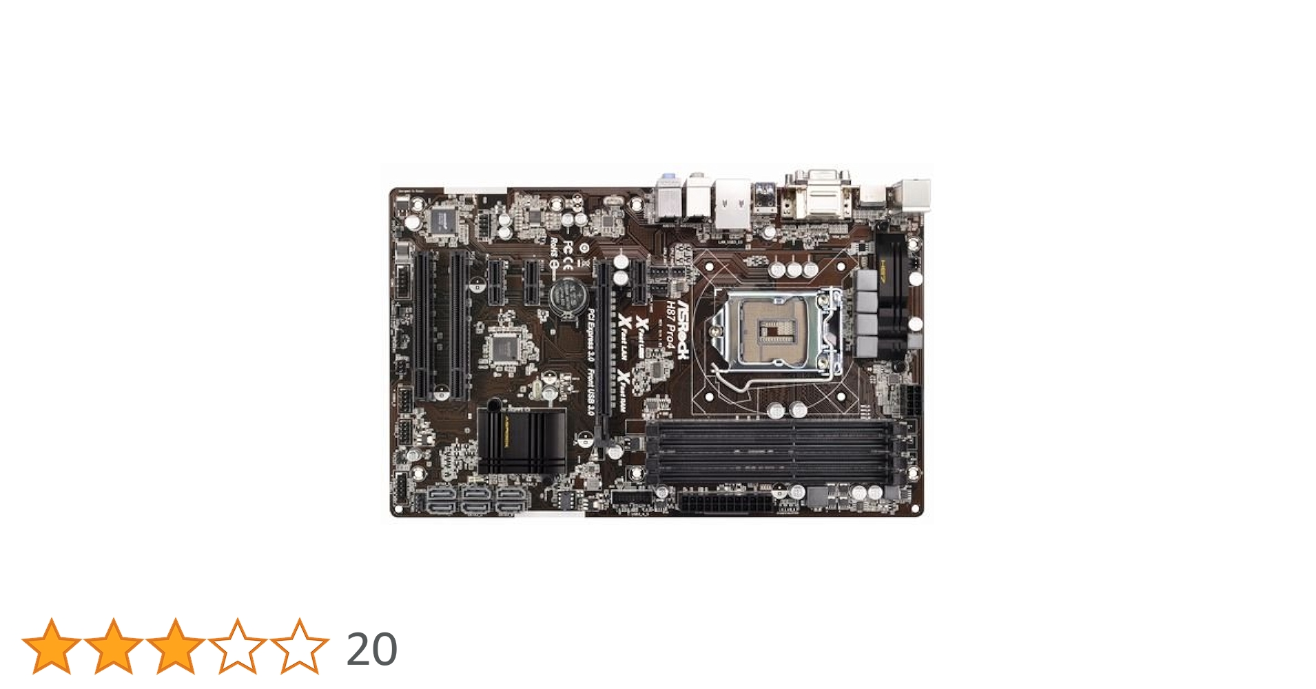 マザーボード i7 4790 / H87-PRO4 / 16GB Amazon | ASRock マザーボード (HASWEL対応) H87 ATX USB3.0 SATA3 H87