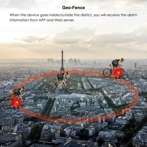 GPS Tracker per Moto Bici,Fanale Posteriore per