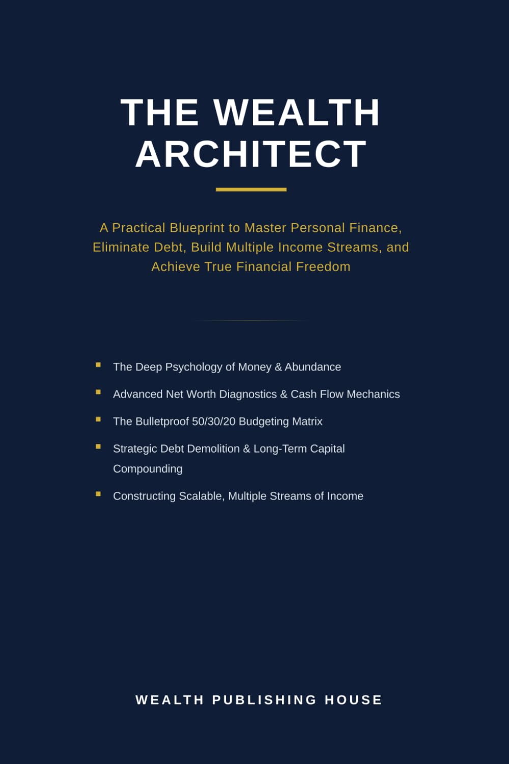 THE WEALTH ARCHITECT: A Practical Blueprint to Master Personal Finance, Eliminate Debt, Build Multiple Income Streams, and Achieve True Financial Freedom