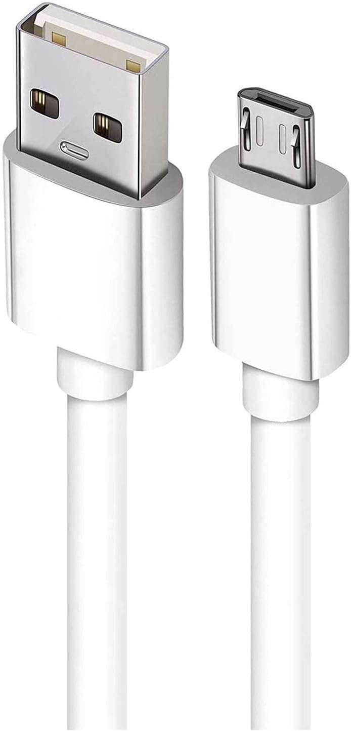 ShopsNow 40W Ultra Fast Cable E2 for Sam-Sung M8800 Pixon Cable Original Adapter Like Mobile Cable | Qualcomm QC 3.0 Quick Charge Adaptive Cable With 1 Meter Micro USB Data Cable (40W,E2,White)