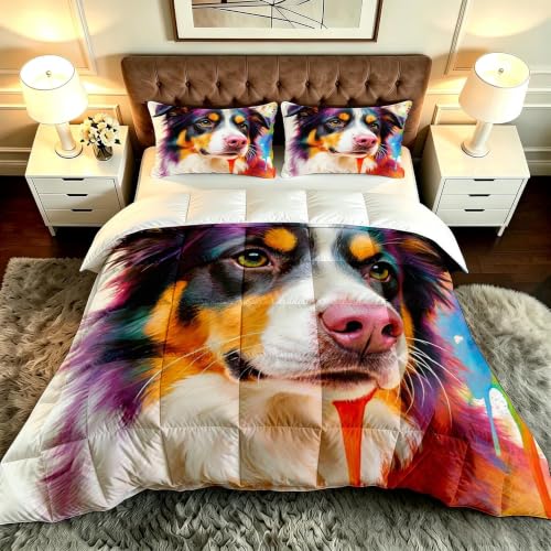 Edredón nórdico cama 105 estampado de 4 estaciones para dormitorios coloridos 2
