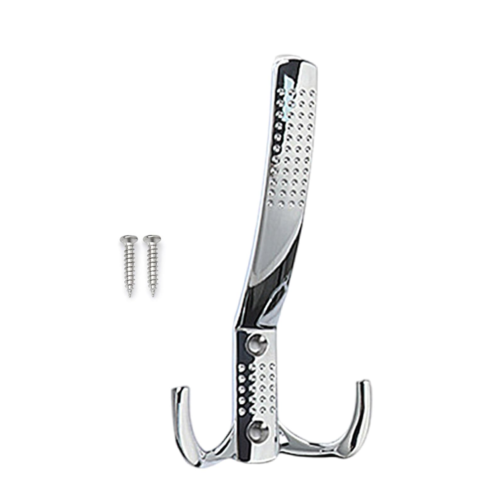 Kalttoy D Wall Mounte Coat Hook Zincs Alloy Wall Hook Towel Hanger Metal Ouble Prong Coat Hat Hanger Hardware Enduring Mounte